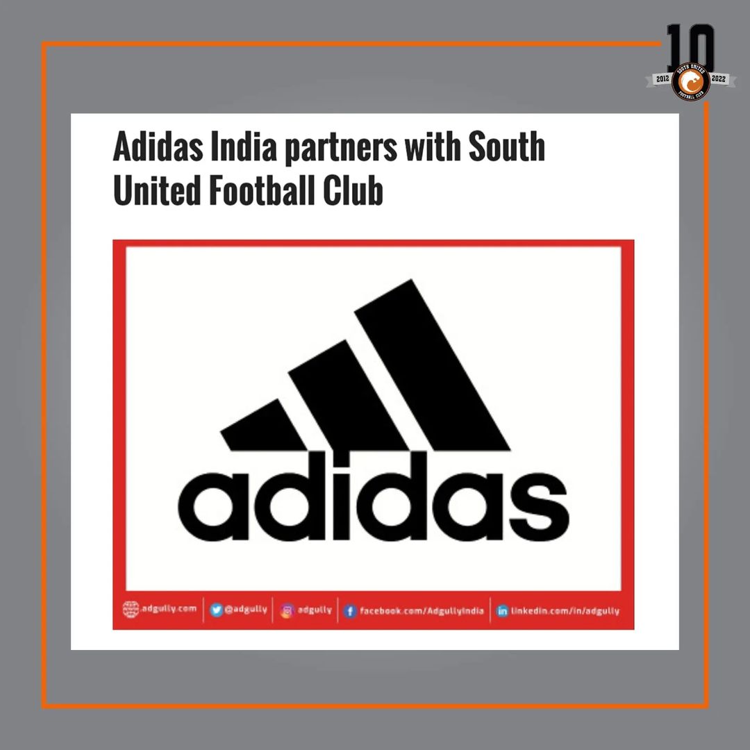 You are currently viewing Adidas India partners with South United Football Club – 22nd December 2022