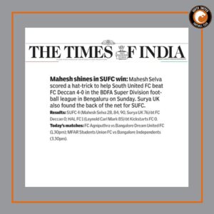 Read more about the article The Times Of India – 4th September 2023