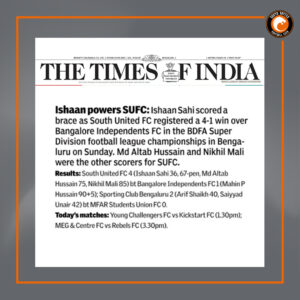 Read more about the article Times of India – 6th November 2023
